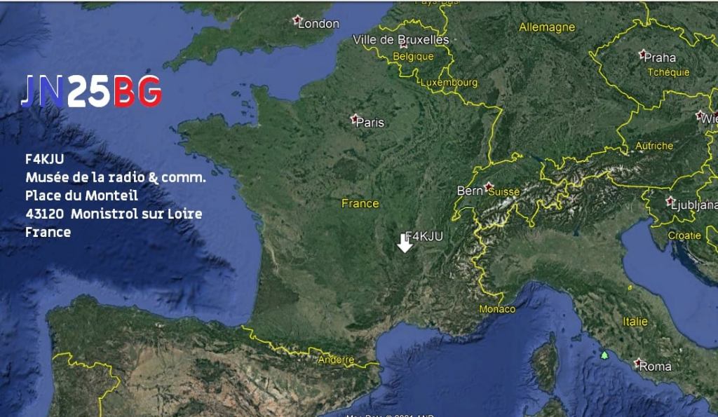 Position géographique F4KJU