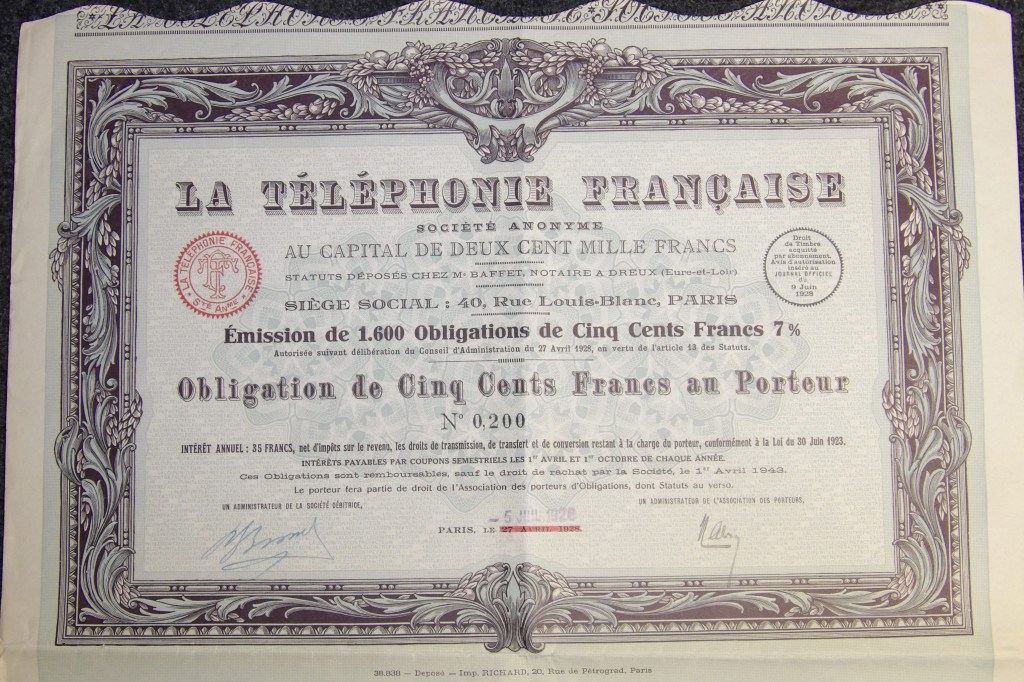 La téléphonie Française