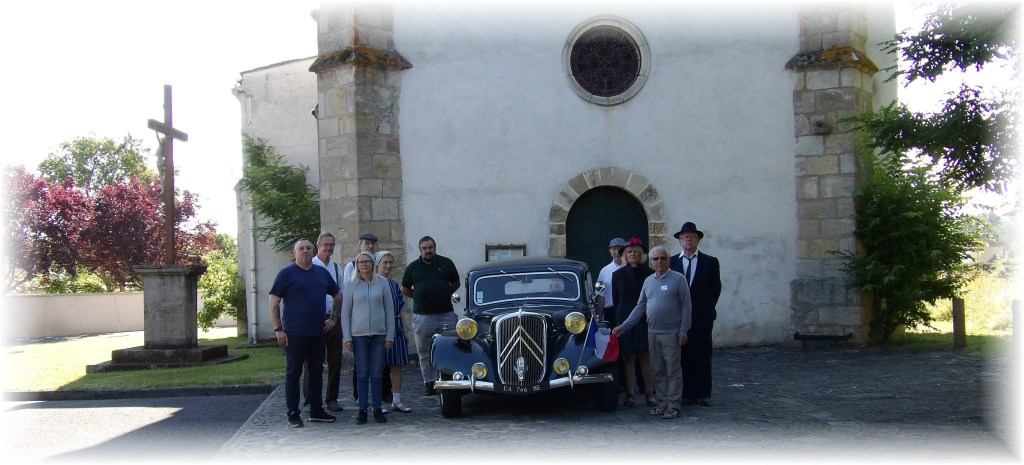 équipe de la route des ondes pour la reconstitution historique de la Rapine.