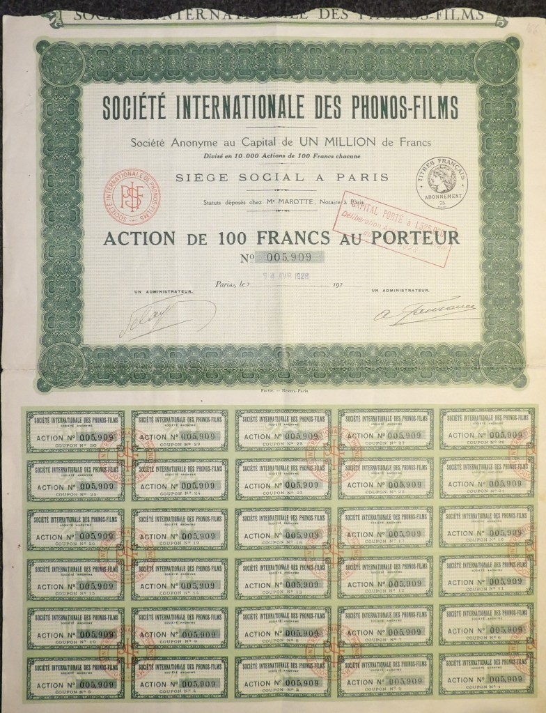 Société internationale des phonos-films