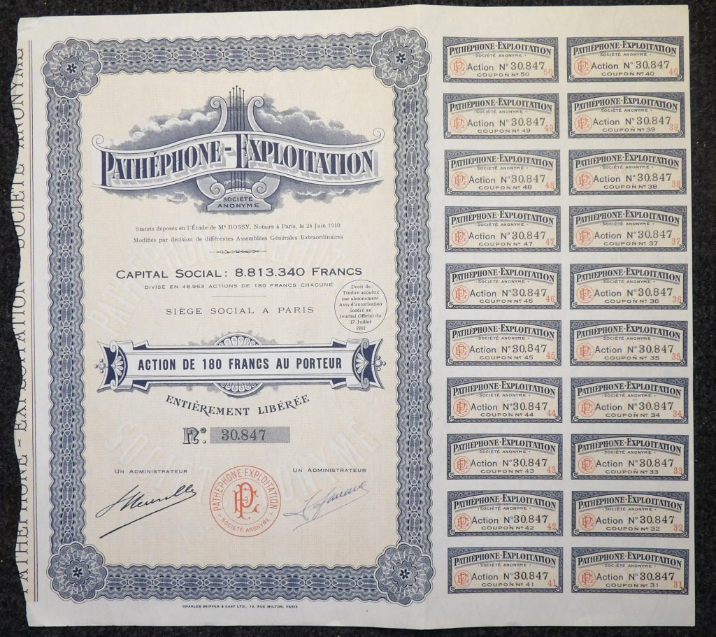 Pathéphone - Exploitation