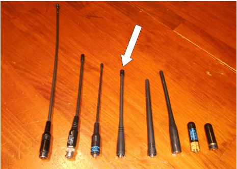 Antennes VHF testés