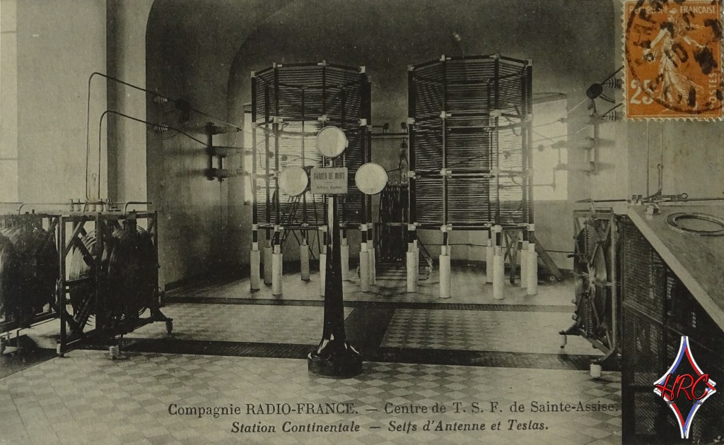 Carte postale la compagnie Radio-France 1924
