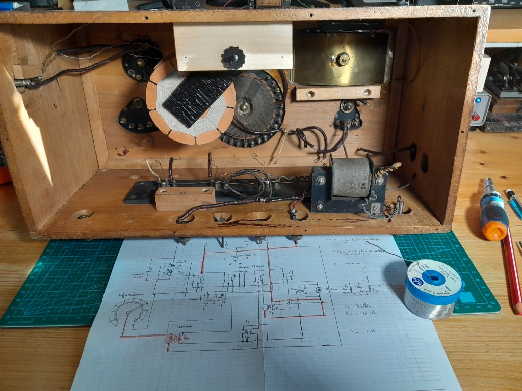 intérieur du poste pendant la restauration
