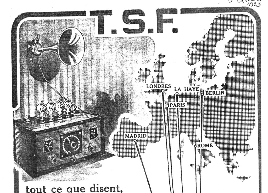 la publicité du modèle de 1923