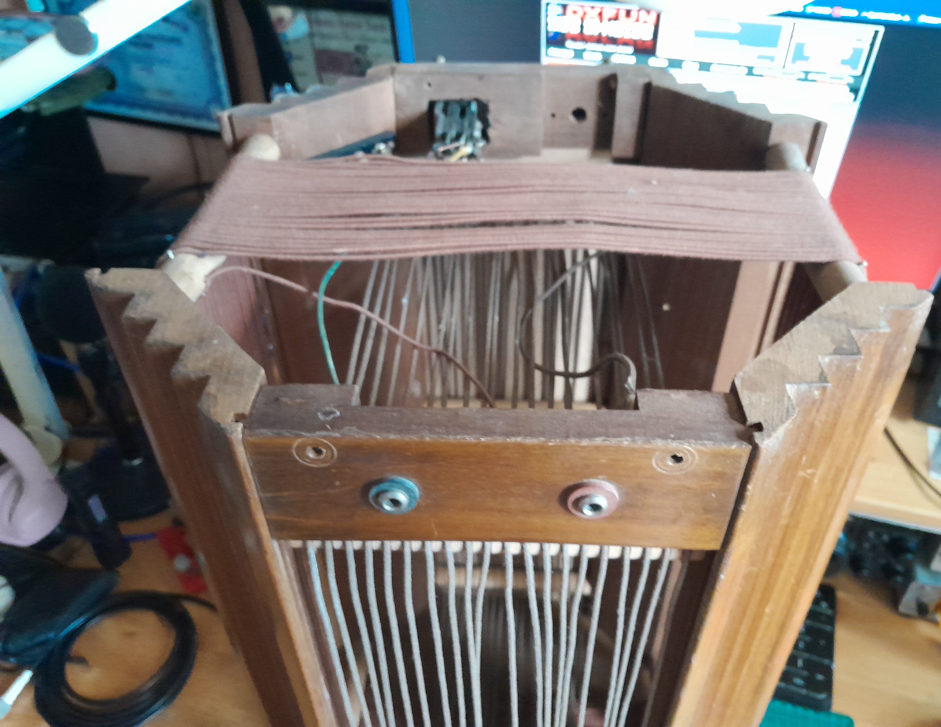 Antenne cadre croisés Ducretet version 1